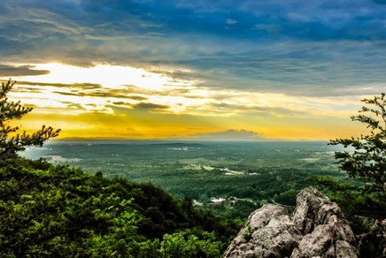 Appalachian mountain dawn